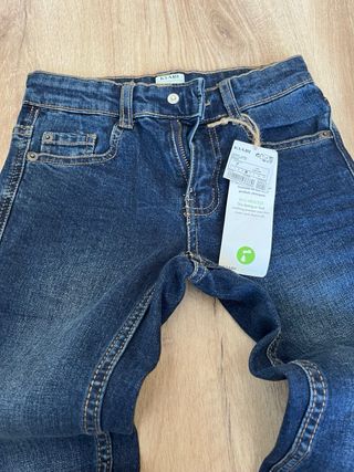 Vaqueros Kiabi Niño Talla 7 - Skinny Jeans (Nuevo)