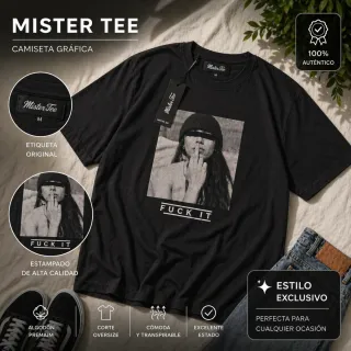 Camiseta Mister Tee Gráfica Fuck It