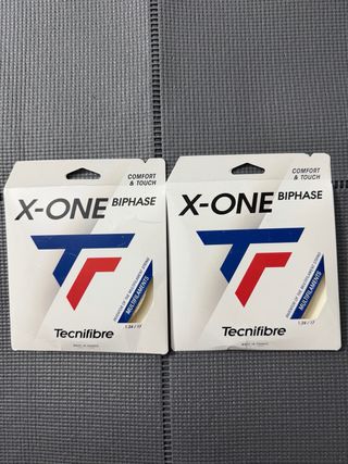 2x Cordaje Tenis Tecnifibre X-One Biphase