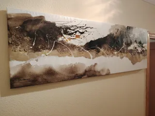 Quadri astratti e moderni dipinti a mano