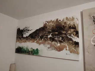 Quadri astratti e moderni dipinti a mano