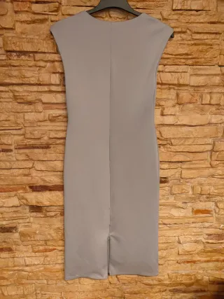 Vestido MIDI gris claro talla M