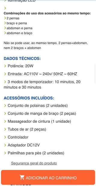 Pressoterapia