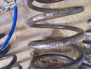 3 Muelles helicoidales Suspensión Coche