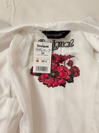 Abrigo Desigual Multicolor Talla M