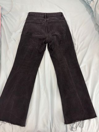 Jeans Flare Sienna Negro Mango Talla M