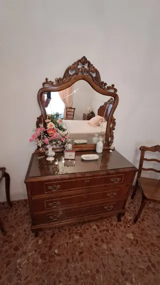 Dormitorio restaurado estilo Isabelino/Luis XV