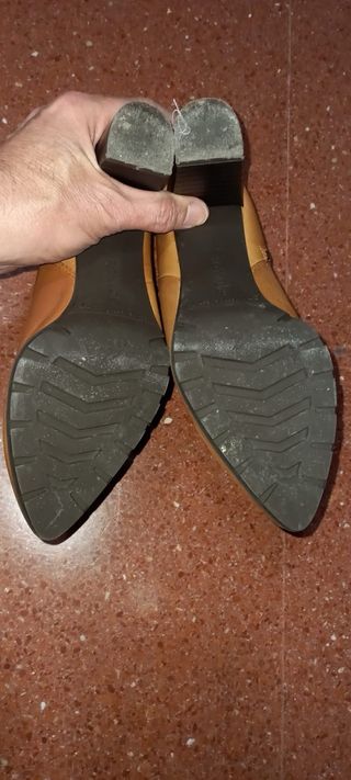 Botas de tacón amarillas