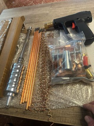 Kit per saldatura e riparazione di aste