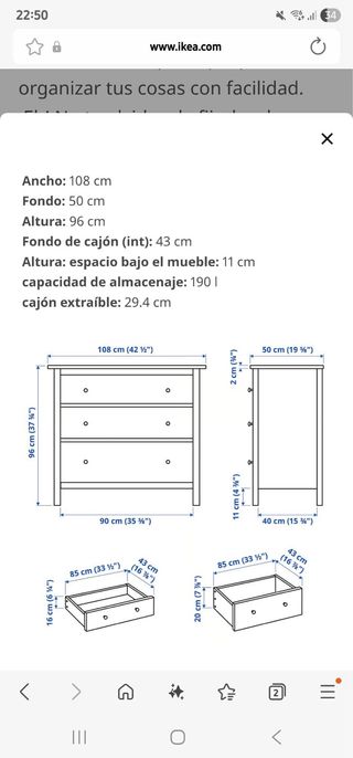 Cómoda Hemmes