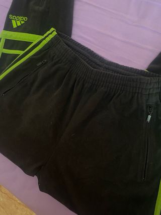 Pantalón Adidas Challenger Negro/Verde