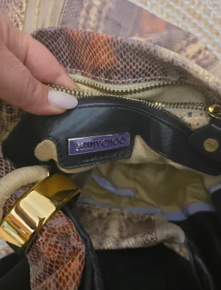 Bolso Hobo Piel Serpiente