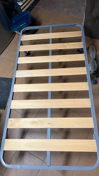 Somier, gambe pieghevoli con molla 90cm x 180,5cm