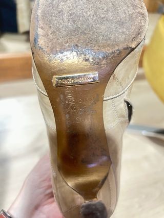 Botas Dolce & Gabbana Beige/Gris