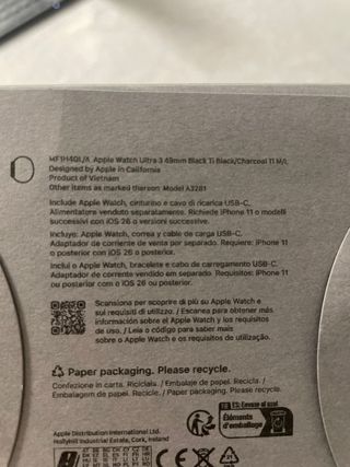 Apple watch ultra 3 49MM