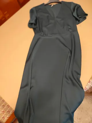 Vestido verde azulado talla L