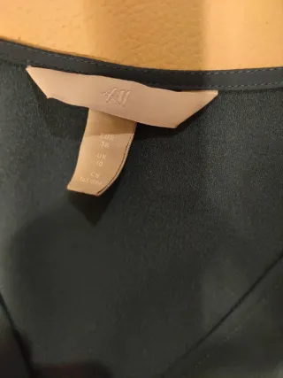 Vestido verde azulado talla L