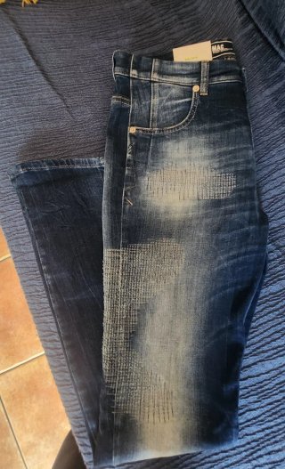 Pantalones vaqueros ajustados W36 L28 sexy carrot
