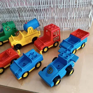 Lote 10 vehículos Lego Duplo Original