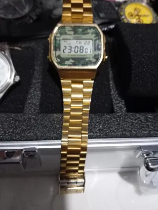 Orologio Casio Vintage Camouflage Oro
