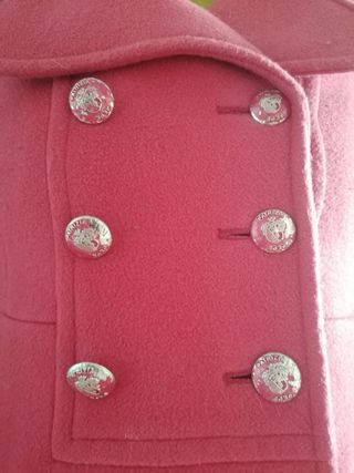 Cappotto Patrizia Pepe rosa con bottoni