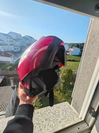 Casco Moto BMW Rojo