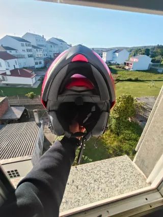 Casco Moto BMW Rojo