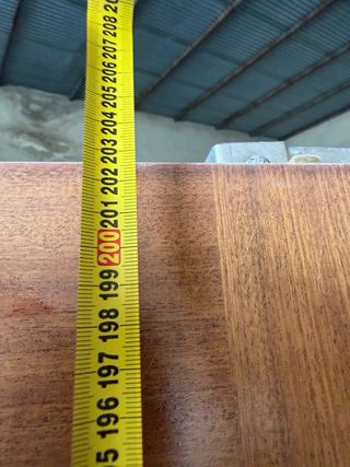 Puerta doble madera con cristal
