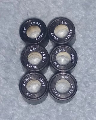 Kit 6x Rodillos Jasil 16x13mm 6.0Gr