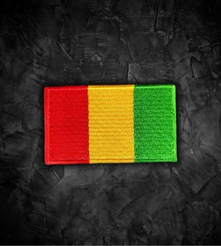 Guinea 🇬🇳 Parche Bandera Termoahesiva
