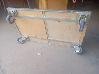 Carro base acero inoxidable 108x67 cm.