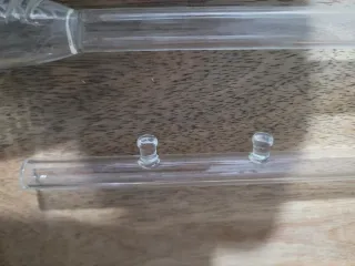 Salida de agua acuario cristal