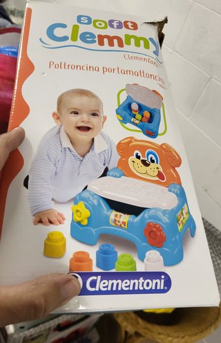 Clementoni Soft Clemmy Poltroncina Portamattoncini