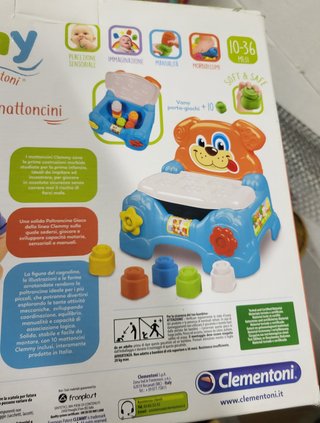 Clementoni Soft Clemmy Poltroncina Portamattoncini