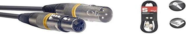 2 Cables Micrófono Stagg XLR 1M Nuevos