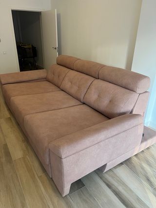 Sofá 3 plazas extensible tela