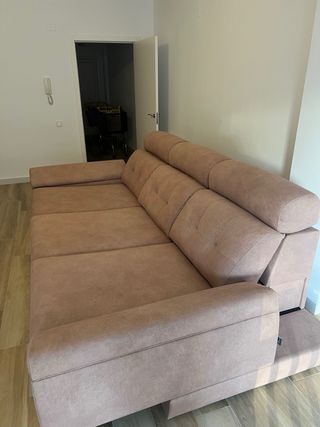 Sofá 3 plazas extensible tela