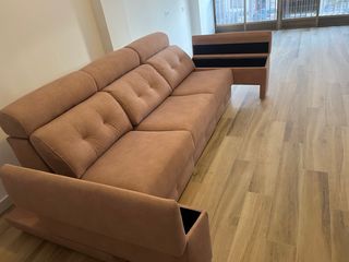 Sofá 3 plazas extensible tela