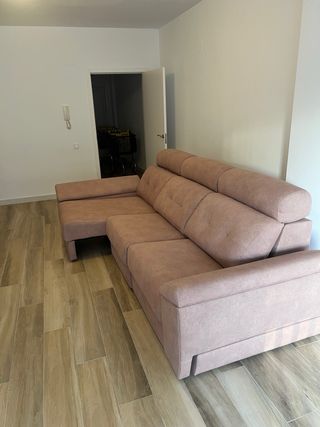 Sofá 3 plazas extensible tela