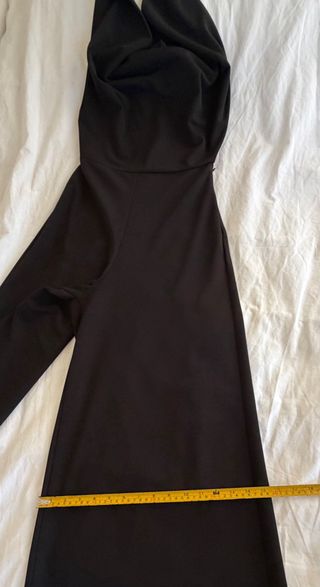 Mono Crepe Halter Negro
