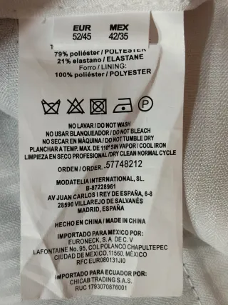 Pantalón de traje gris