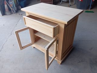 Mueble TV madera maciza