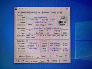PROCESADOR CPU Intel Core i9-10900 2.8GHz LGA1200