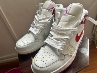 Zapatillas Jordan 1 Rojas y Blancas