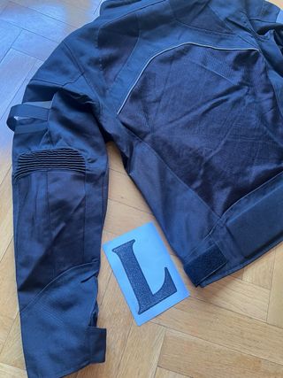 Chaqueta Moto Verano Talla L Negra.NUEVA