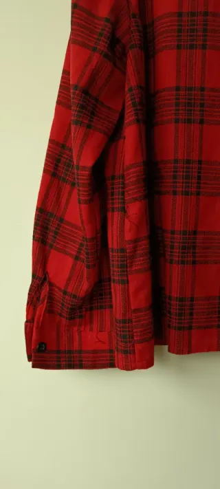 Camisa a cuadros SHEIN roja y negra Talla M