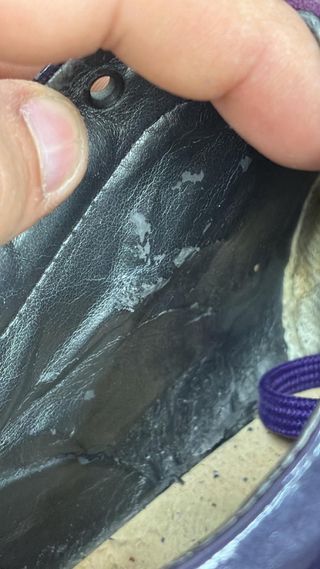 Hogan donna viola scamosciate glitter