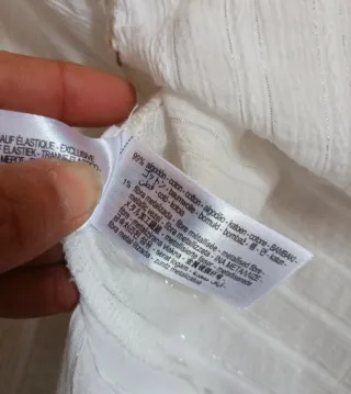 Camisa Zara Blanca Manga Larga