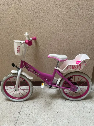 Bicicleta Patrulla Canina rosa 16 pulgadas