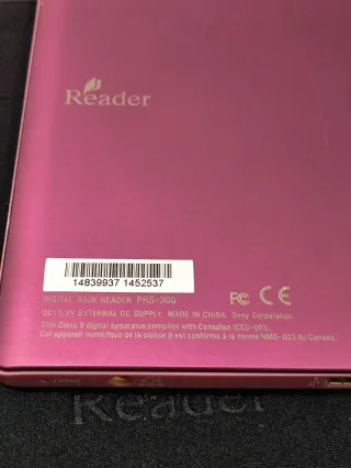 Sony Reader PRS-300 Rosa